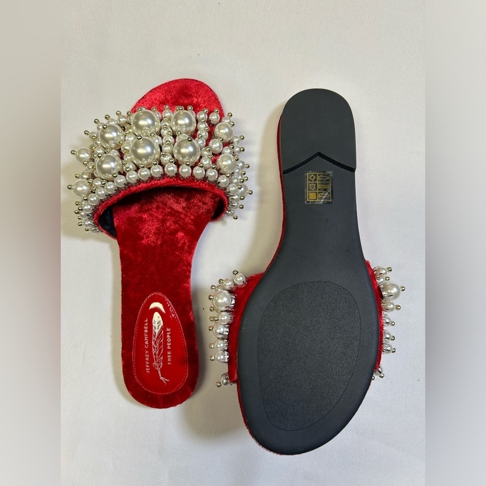 NWT Pixie Pearl Slide Sandals - Picture 5 of 5